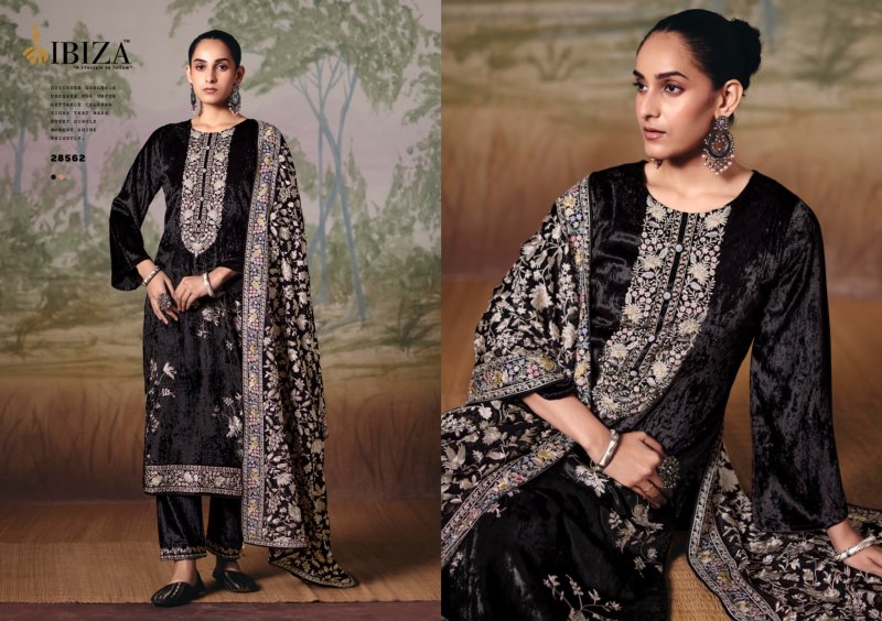 Baano By Ibiza Viscose Velvet Salwar Kameez